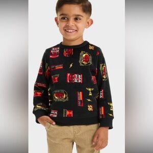 Lightening McQueen fleece long sleeve from cars